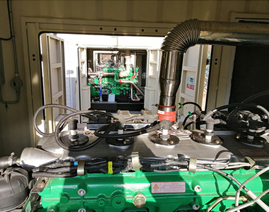 米兰网_米兰（中国）250KW/400V陆用发电机应用于中石化项目