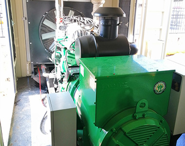 米兰网_米兰（中国）250KW/400V陆用发电机应用于中石化燃气项目